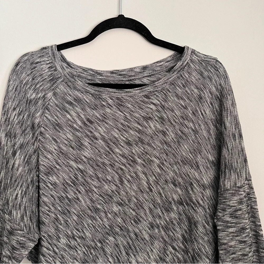 Anthropologie Damiana Slouchy Black and Grey Pullover Sweater Size XS Minimal - Picture 2 of 9